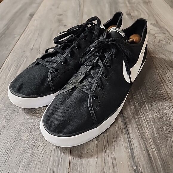 Nike Court Legacy Men’s Shoes Size 13 Black White #631691-111 - Picture 5 of 8